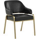 Malachi Cantina Black Dining Armchair